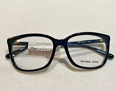 New Michael Kors MK4080U 3005 Eyeglasses Black Frame Demo Lens 54-16-140 • $49.99