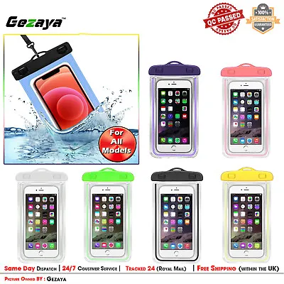 £0.99 • Buy Mobile Covers | Phone Cases | Mobile Pouch Waterproof Underwater Bag Universal
