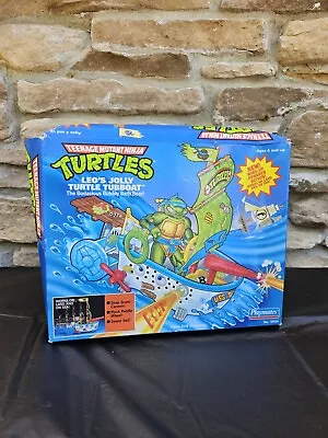 Vintage TMNT Teenage Mutant Ninja Turtles 1991  Leo's Jolly Tugboat Sealed • $86.02