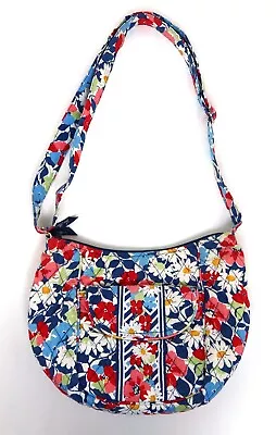 Vera Bradley Summer Cottage Pattern Crossbody Shoulder Bag Purse Handbag • $24.99