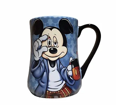 Disney Parks Mickey Mouse Some Mornings Are Rough Coffee Tea Mug Cup Large Blue • $21.99