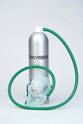 £46.99 • Buy 35 Litres Oxygen In A Can - Mask Included - Oxygen Pro - MADE IN UK