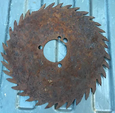 Round 14'' Saw Mill Blade Vintage Circular Buzz Wood Logging Tree • $19.99