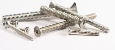 £1.34 • Buy Stainless Cap Screw Countersunk Allen Bolts CSK A2  Steel M2 M3 M4 M5 M6 M8