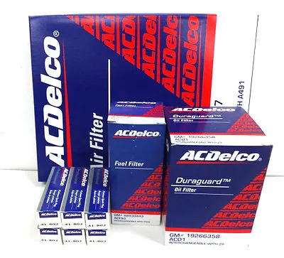 ACDelco For Ford Falcon AU 6 Cylinder Service Kit Oil Air Fuel Filter Spark Plug • $148.85