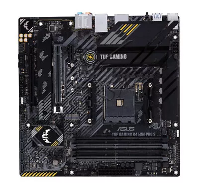 Asus TUF GAMING B450M-PRO S Motherboard CPU AM4 AMD RGB Dual M.2 • $295.02