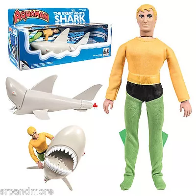 Aquaman Vs. The Great White Shark Retro Action Figure Set-NIP • $179