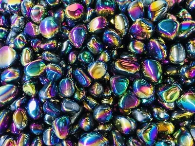 RAL060 Tumbled Stones Polished Crystal Gemstones 20-50mm + Accessories • £3.90