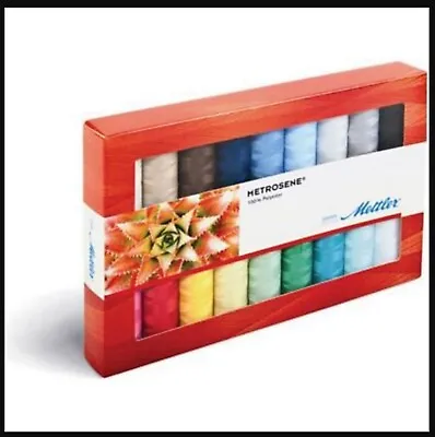 Mettler Metrosene 100% Polyester 18 Spool Thread Kit General Sewing Thread • $36