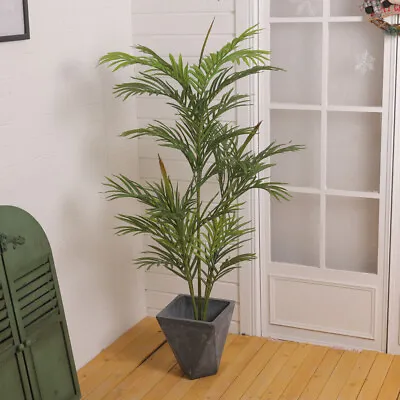 Large Artificial Palm Tree Fake Tropical Plants In Pot Outdoor Indoor Home Decor • £29.95