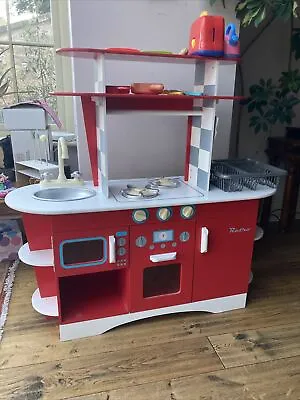 £30 • Buy Early Learning Centre Wooden Kitchen Toy Red And White Retro Kitchen - Beautiful