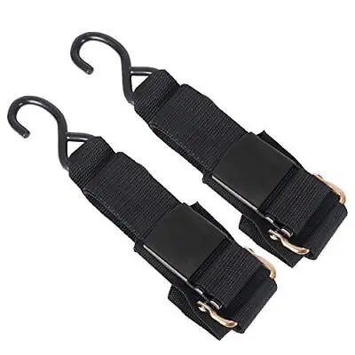 $27.27 • Buy 2 Pack 2 X4ft Transom Tie Downs Straps For Boat Trailer Marine Boat Pontoon