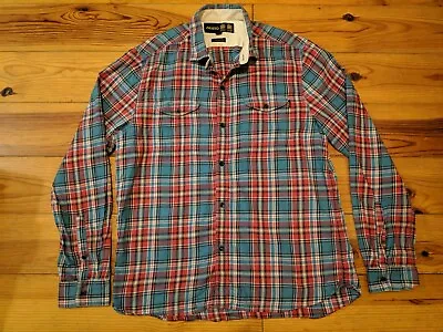 Musto Mens Check Long Sleeve Shirt Vgc Size L • £19.95