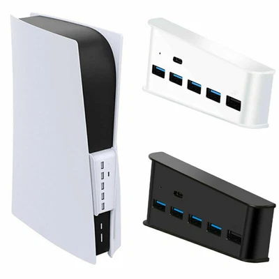 $21.30 • Buy USB Hub Fit Sony PS4 PS5 Pro Console 5 Ports Extend Adapters High Speed Splitter