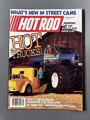 Hot Rod Magazine Jan 1985 Vintage GTO 4x4 Trucks Classic Cars Muscle Custom VTG • $8