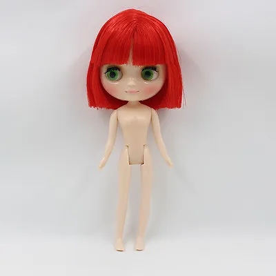 Takara 8  Red Hair Neo Blythe Middie Nude Doll From Factory • $70.83