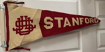 Vintage Stanford Wool Pennant Flag 36 X14.5  RARE Incredible Stanford University • $199.99