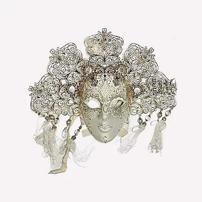 Venetian Mask Prudentia Made In Venice Italy! • $239.99
