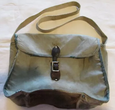 Vintage Ventilated Canvas FISHING BAG - Metal Screen Bottom • $11.99