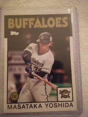 2021 Topps NPB Masataka Yoshida Orix Buffaloes 1986 RC (Boston Red Sox Rookie) • $3.99