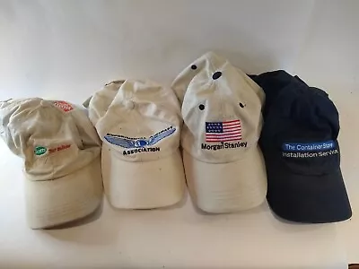 Lot Of Adjustable Hats Home Depot Scotts Turf Morgan Stanley Container Store • $25.99