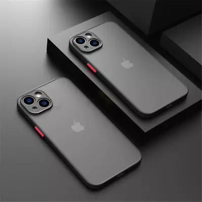 Case For IPhone 14 13 12 11 Pro Max X XR XS 8 7+ SE Shockproof Armor Matte Cover • $7.99