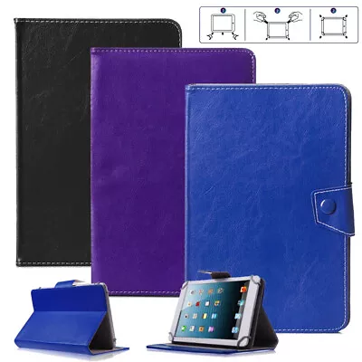 For Samsung Galaxy Tab A9+ A8 S6 S7 S8 S9 FE Leather Universal Stand Case Cover • $19.99