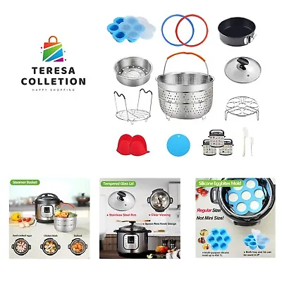 Pressure Cooker Accessories Compatible With Instant Pot 6 Qt - Steamer Basket... • $55.99