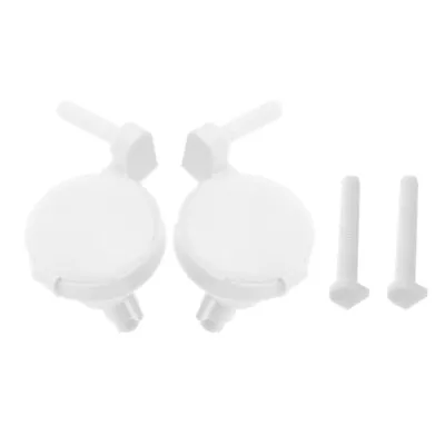2pcs Plastic Toilet For Screws Fixings Fit Toilet Seats Hinges Repair Tools • $15.15