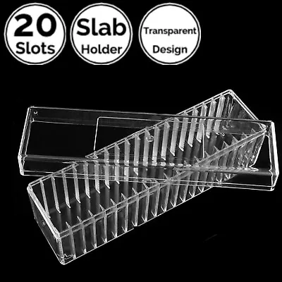 20 Slots Slab Coins Clear Transparent PC Plastic Storage Case For PCGS NGC ANACS • $12.95