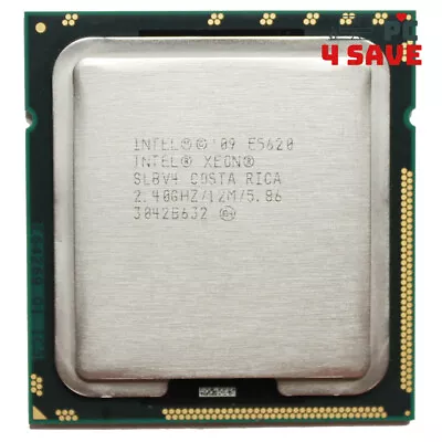 Intel Xeon E5620 CPU 2.40GHz 12M Quad Core LGA-1366 Server Processor SLBV4 80W • $5.19