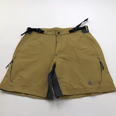 Novara Beige Large Nylon Belted MINT Men's Mountain Biking Cycling 8  Shorts • $20.91