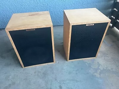Vintage Klipsch Heresy II Speakers With Custom Floor Stands • $390