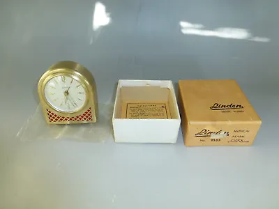 Vintage German Musical Alarm Clock With Reuge Music Box Movement Fully Serviced • $395