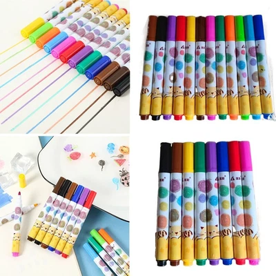 £3.85 • Buy Erasable Floating Pen Doodle Pen Magical Water Painting Pen Whiteboard Markers