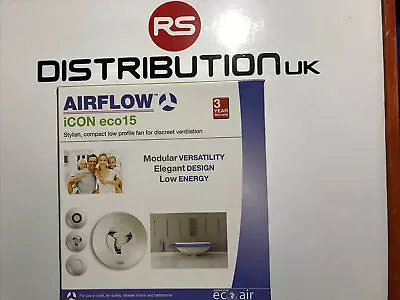 AIRFLOW ICON ECO 15 EXTRACTOR FAN 72683501  ICON15  BRAND NEW  230v  • £54.99