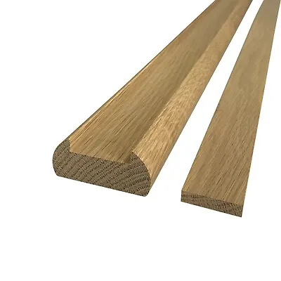 Solid White Oak 4.2m Oval Baserail 41mm Groove • £90.43