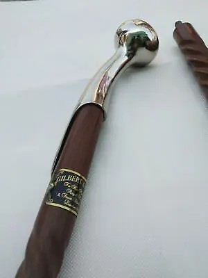 Handmade Steampunk Logo Walking Cane Men Women Long Handle Horse-Hame-Knob • $38.22