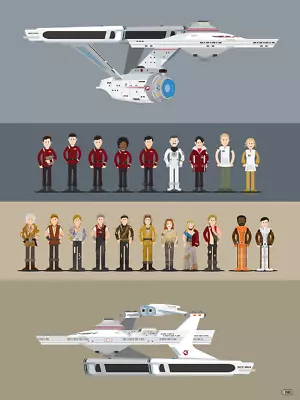 Star Trek KHAN Enterprise Crew Member Scott Park Poster Giclee Print 18x24 Mondo • $61.99