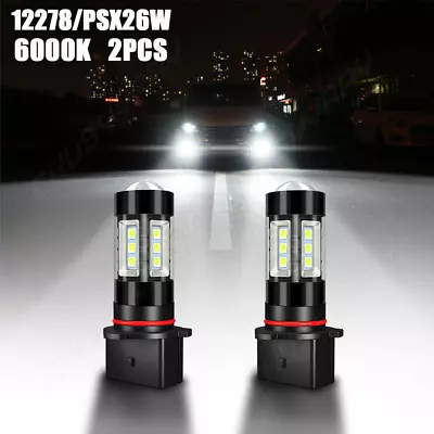 6000K White LED Bulbs For Mercedes-Bens GL450 2007-2011 Fog Light Daytime DRL • $13.99