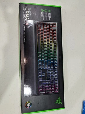 $100 • Buy Razer Ornata V2 (RZ03-03380100-R3M1) Wired Gaming Keyboard - With Wrist Support 