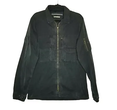 Masons Cotton Twill Field Jacket XL Vintage Black Italy • $89.95