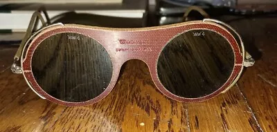 Vintage Antique WILLSON Welders Safety Goggles Sunglasses 1920s 1930s Steampunk • $149.99