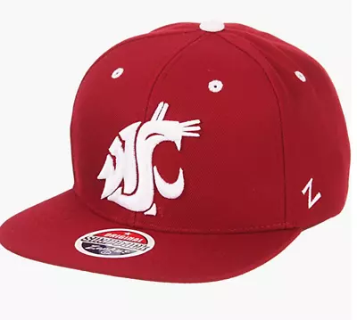 Zephyr NCAA Washington State Cougars “Z11  Flat Bill SnapBack Hat BRAND NWT • $641.95