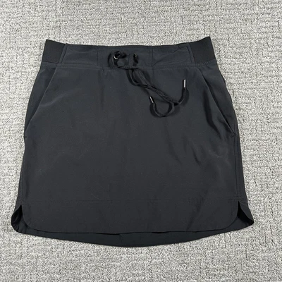 $18.23 • Buy Athleta Skort 2 Black Skirt Lined Pockets Athleisure Tennis Golf Exercise Womens