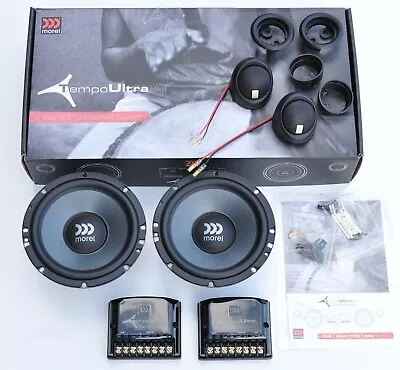 Morel Tempo Ultra 602 Car Audio 6-1/2  2-Way 4 Ohm Component Speaker System New • $350.55