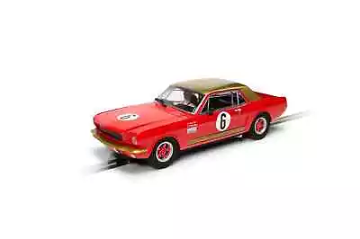 Scalextric C4339 Ford Mustang - Red - Alan Mann Racing 1/32 Slot Car • $54.99