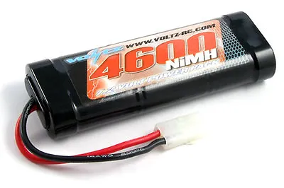 Voltz 4600mAh 7.2v NiMH RC Car Battery Stick Pack W/Tamiya Connector • £29.98