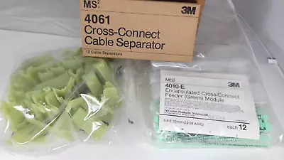 3m Ms2 4010e/300 Cross-connect Feeder Box (green) Splice Connector Module 12 Ct • $24.99