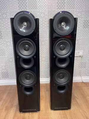 Kef Reference 203/2 Loudspeakers In Gloss Black - RRP: £3999 • £1199